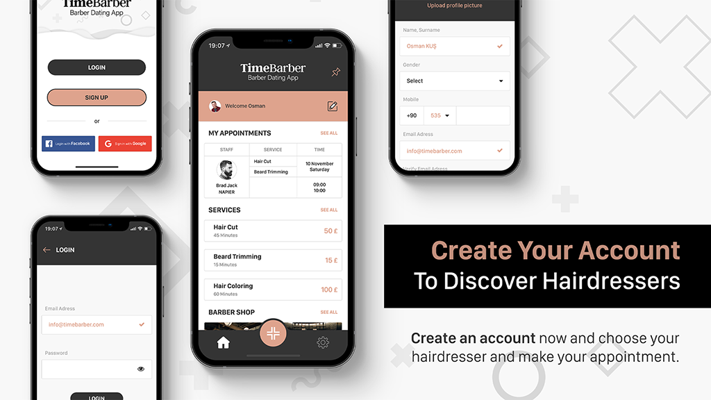 TimeBarber — proje uygulaması 4